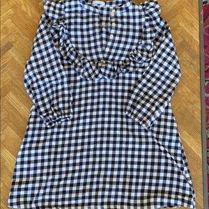CrewCuts Gingham Flannel Dress